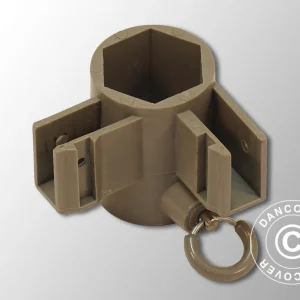 Eckstangen-Verbindungsstück, Grau