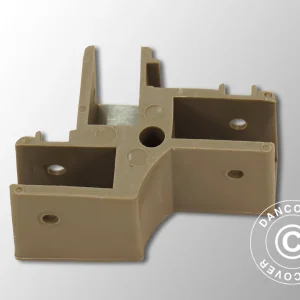 3-Wege-Scherenstangen-Verbindungsstück, Grau