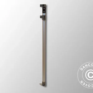 Komplette Eckstange 2,25/2,55m, Graues Verbindungsstück