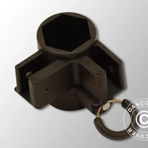 Eckstangen-Verbindungsstück, Schwarz