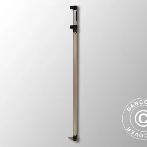 Komplette Eckstange 2,10/2,39m, Schwarzes Verbindungsstück