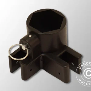 Eckstangen-Verbindungsstück, Schwarz