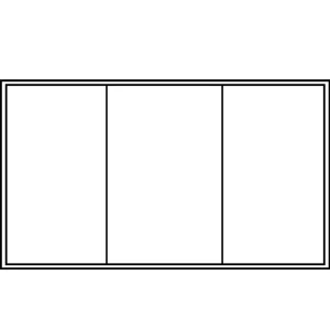 Seitenwand mit Tür für PartyZone Pagoda, 3m, weiß