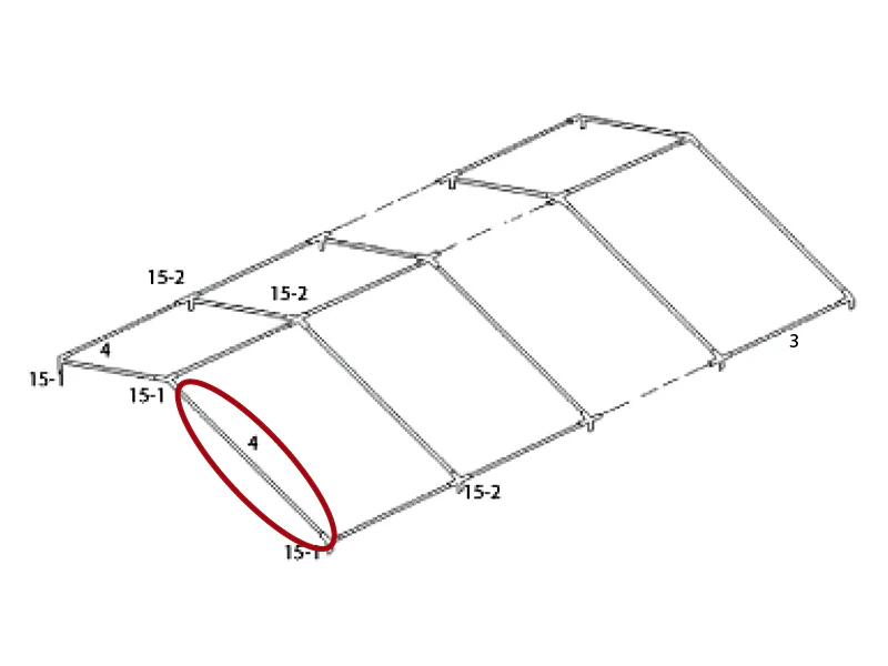 Dachrohr, Ø50mm, 2030mm - Imagen 4