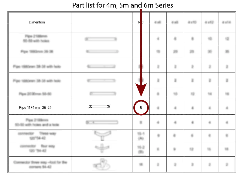Giebelrohr diagonal, Ø25mm, 1158mm - Imagen 3
