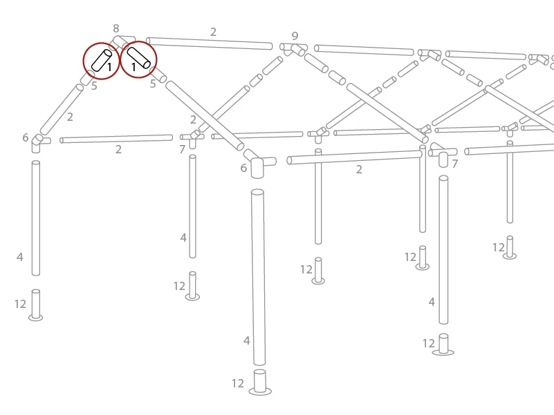 Dachrohr, Ø38mm, 510mm - Imagen 4