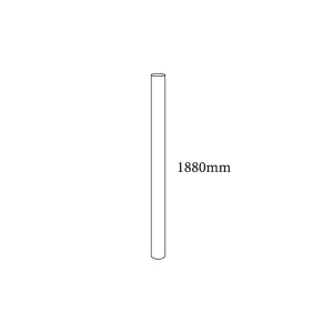 Standbein, Ø38mm, 1880mm