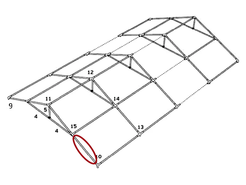 Dachrohr, Ø50mm, 1455mm - Imagen 4