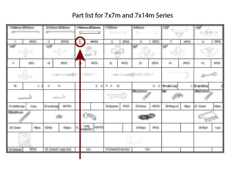 Dachrohr, Ø50mm, 1700mm - Imagen 3