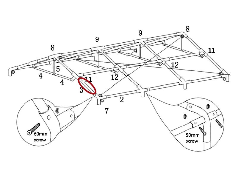 Dachrohr, Ø50mm, 1700mm - Imagen 4