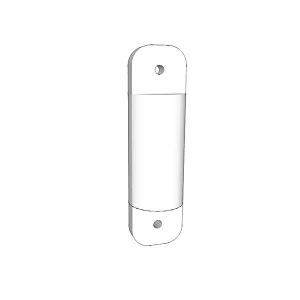 Giebelrohr vertikal, Ø25mm, 640mm