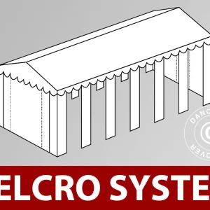 Dachplane mit Klettverschluss für Exclusive CombiTents® Partyzelt 6x12m, Weiß