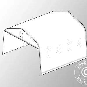 Plane für Foliengewächshaus 3,6x6m, Folie 180 Mikron, Transparent