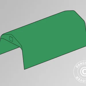 Dachplane für Zeltgarage PRO 3,77x9,7m PVC, grün