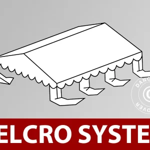 Dachplane für Partyzelt UNICO, PVC/Polyester, 3x6m, weiß