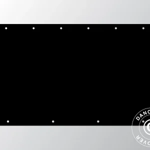 Giebelwand UNICO 3m (3x3m), Schwarz