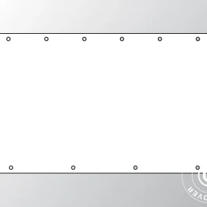 Giebelwand UNICO 3m (3x3m), Weiß