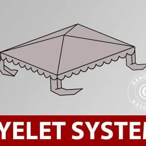 Dachplane für Partyzelt UNICO, PVC/Polyester, 3x3m, Sand