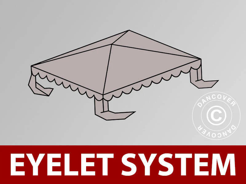 Dachplane für Partyzelt UNICO, PVC/Polyester, 3x3m, Sand - Imagen 2