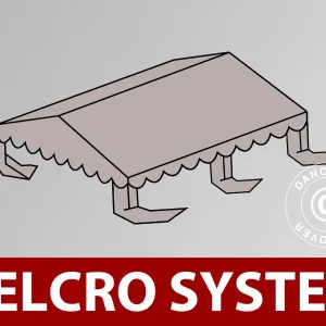 Dachplane für Partyzelt UNICO, PVC/Polyester, 4x4m, Sand