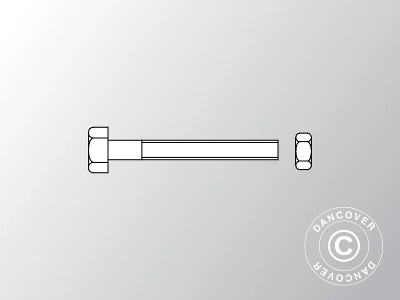 Schraube + Mutter M6x30 - Imagen 2
