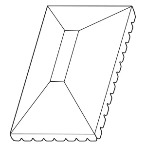 Dach für Pavillon Osiris 3x4m, Grau