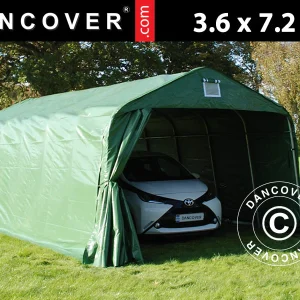 Zeltgarage PRO 3,6x7,2x2,68m PVC, Grün