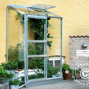 Anbaugewächshaus Glass Halls Altan, 0,91m², 0,69x1,32x1,82m, Aluminium