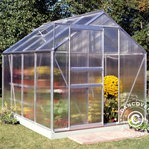 Gewächshaus Polycarbonat Halls Popular 5m², 1,93x2,57x1,95m, Aluminium