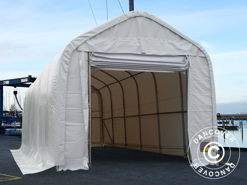 Lagerzelt Oceancover 5,5x15x4,1x5,3m, PVC, Weiß - Imagen 3