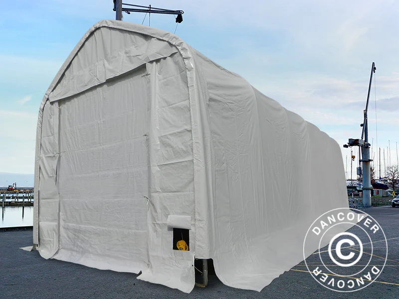 Lagerzelt Oceancover 5,5x15x4,1x5,3m, PVC, Weiß - Imagen 5