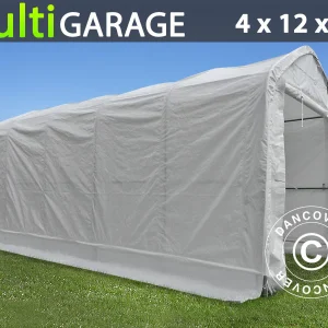 Zelthalle multiGarage 4x12x4,5x5,5m, Weiß