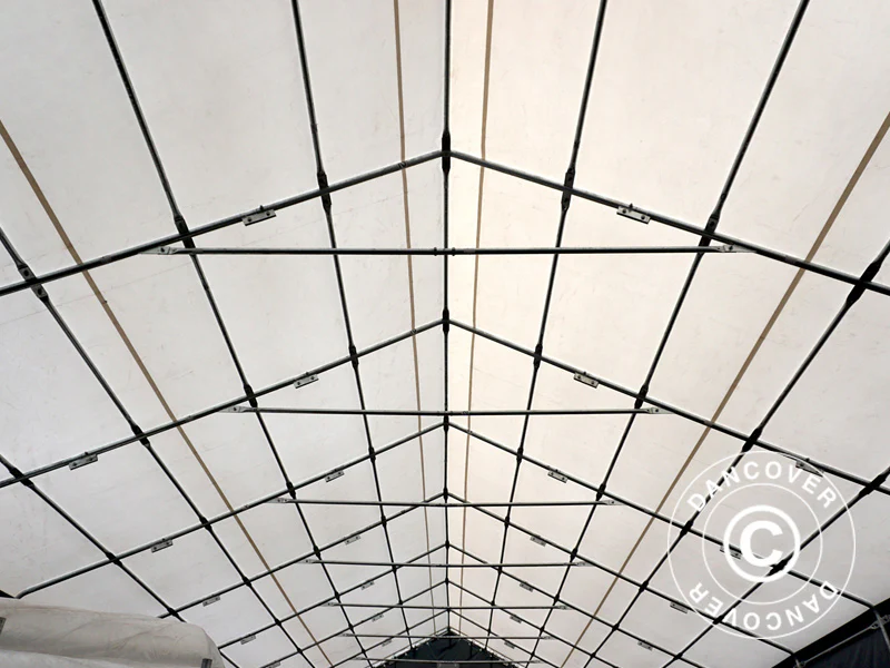 Zelthalle Titanium 7x14x2,5x4,2m, Weiß/Grau - Imagen 8