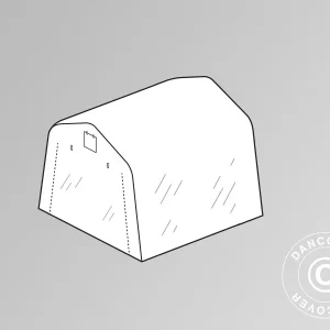 Dachplane für foliengewächshaus 2x2x2m PE, durchsichtig