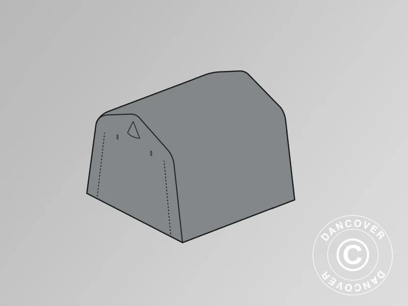 Dachplane für Lagerzelt PRO 2,4x2,4m PE, grau - Imagen 2