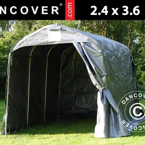 Lagerzelt PRO 2,4x3,6x2,34m PE, Grau