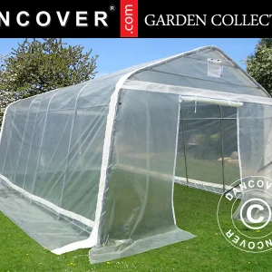 Foliengewächshaus, 3,6x6x2,68m, PE, 21,6m², Transparent