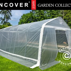 Foliengewächshaus, 3,6x7,2x2,68m, PE, 25,92m², Transparent