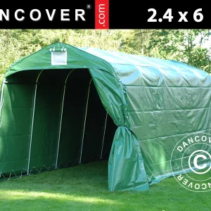 Lagerzelt PRO 2,4x6x2,34m PVC, Grün