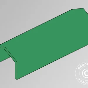 Dachplane für Lagerzelt PRO XL 4x12x3,5m PVC, Grün