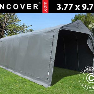 Zeltgarage PRO 3,77x9,7x3,18m PVC, Grau