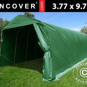 Zeltgarage PRO 3,77x9,7x3,18m PVC, Grün
