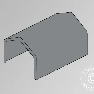 Dachplane für Lagerzelt PRO 5x6m PVC, grau