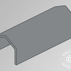 Dachplane für Lagerzelt PRO 4x10m PE, grau