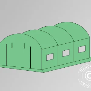Plane für Foliengewächshaus, 2x4,5x2m, 140 g/m2 PE, grün