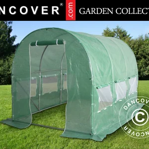 Foliengewächshaus 2x4,5x2m, 9m², Grün