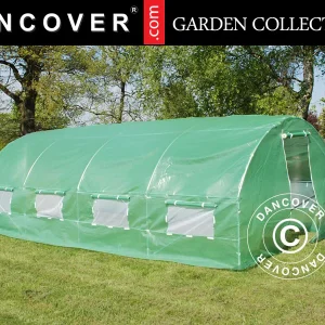 Foliengewächshaus 3x6x2m, 18m², Grün