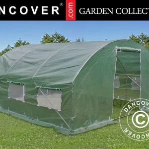 Foliengewächshaus 4x4x2m, 16m², Grün