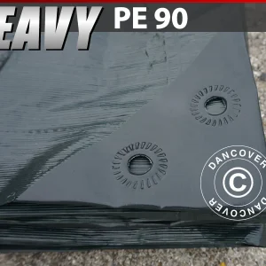 Plane 4x6m, PE 90g/m², verstärkt, dunkelgrün