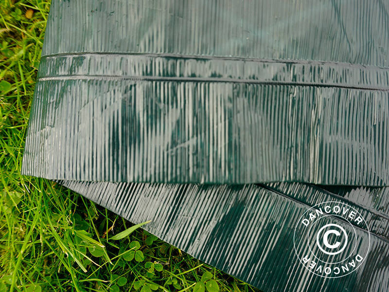 Plane 4x6m, PE 90g/m², verstärkt, dunkelgrün - Imagen 5